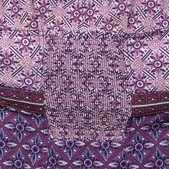 Athleta Pack Everywhere Halter Dress Athleisure Mixed Print Purple size 12 Tall - Picture 7 of 16